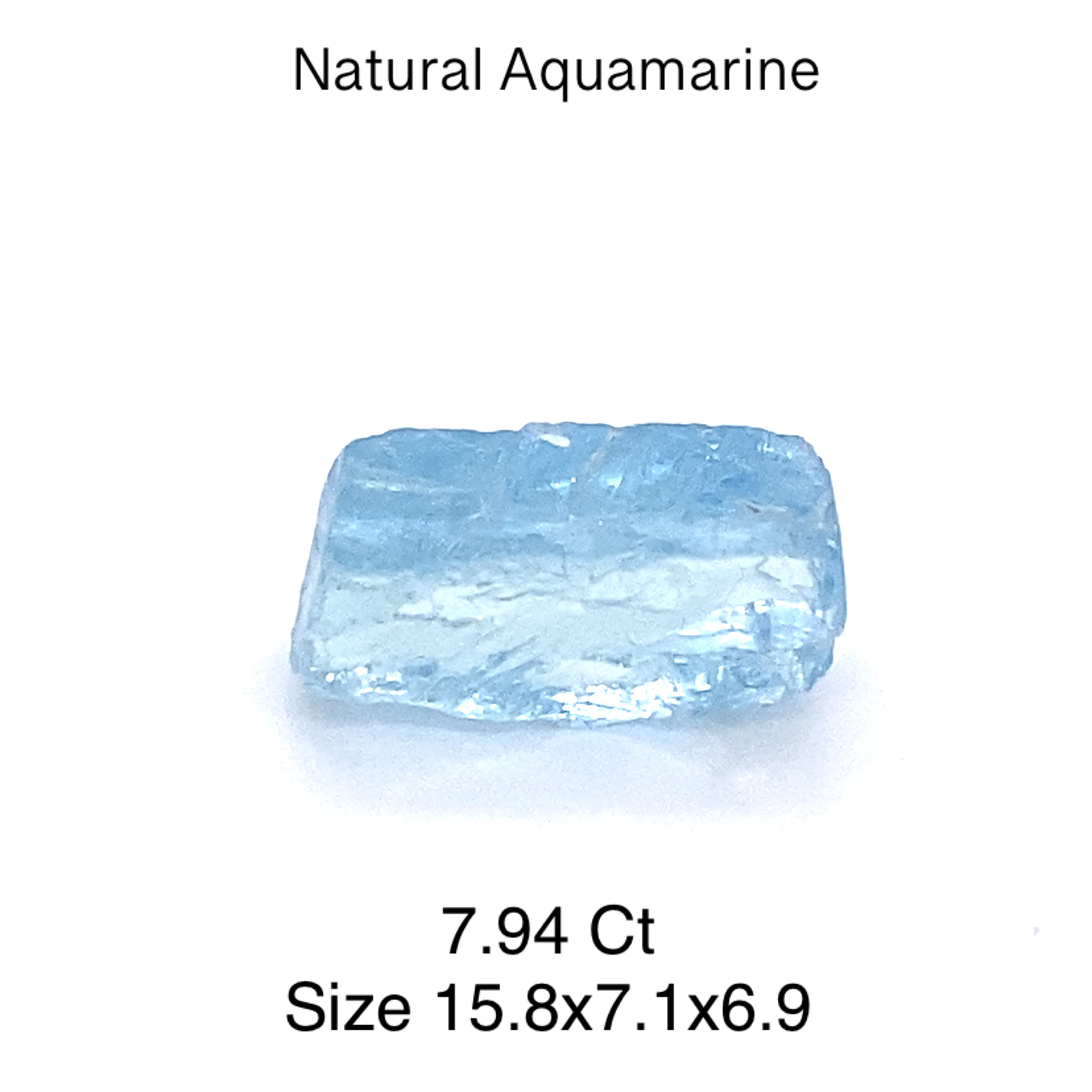 Natural Aquamarine Gemstone Rough AQ01
