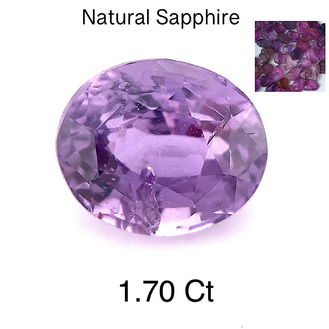 Natural Pink-Violet Sapphire SP54