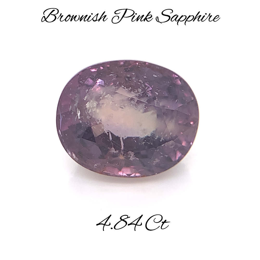 Natural Brownish Pink Sapphire SP116