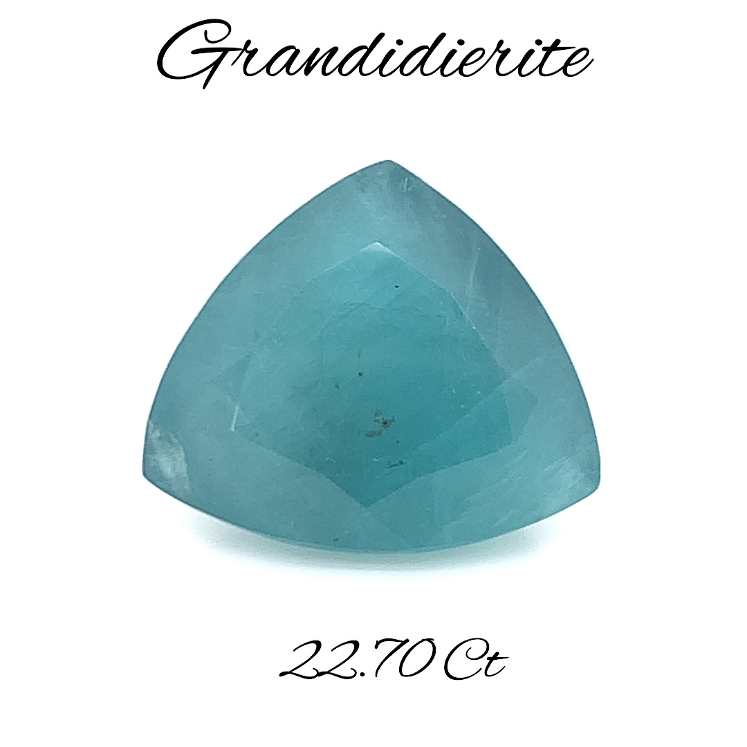 Natural Rare Green Grandidierite Gemstone GD01