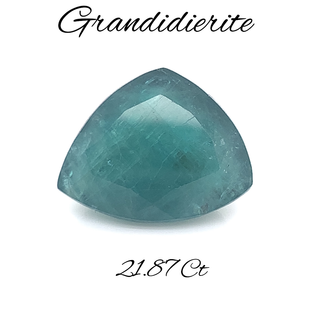 Natural Rare Green Grandidierite Gemstone GD02