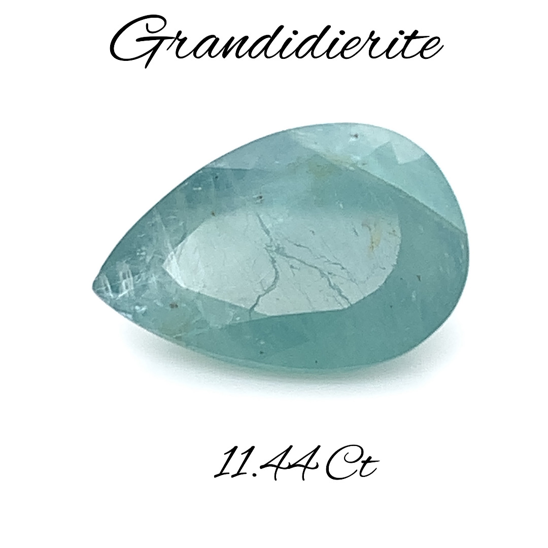 Natural Rare Green Grandidierite Gemstone GD05