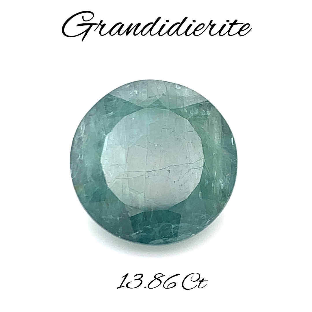 Natural Rare Green Grandidierite Gemstone GD06