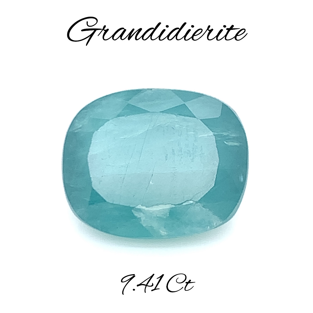 Natural Rare Green Grandidierite Gemstone GD08