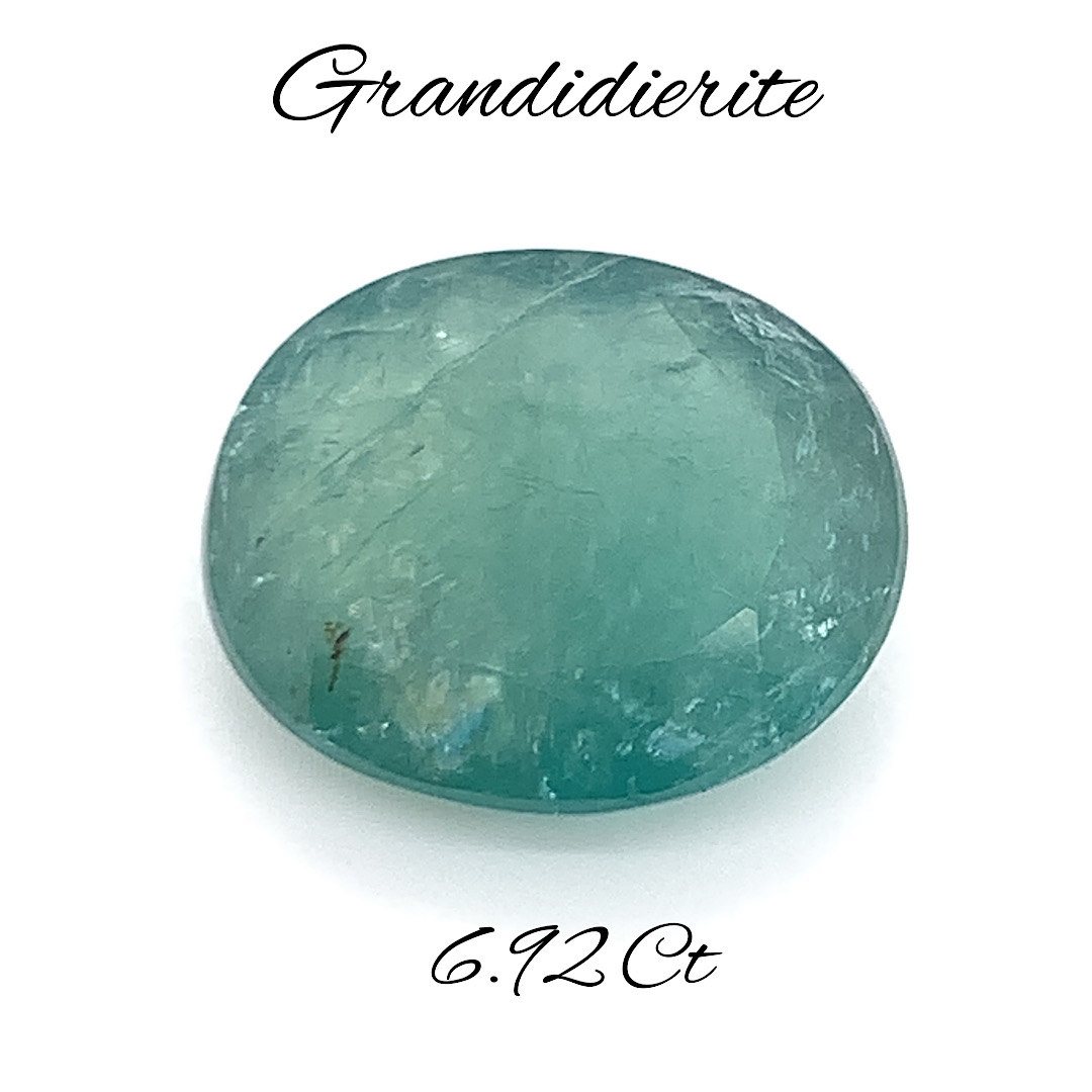 Natural Rare Green Grandidierite Gemstone GD11