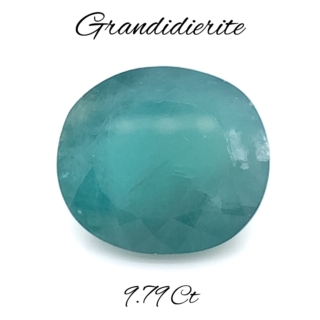 Natural Rare Green Grandidierite Gemstone GD12