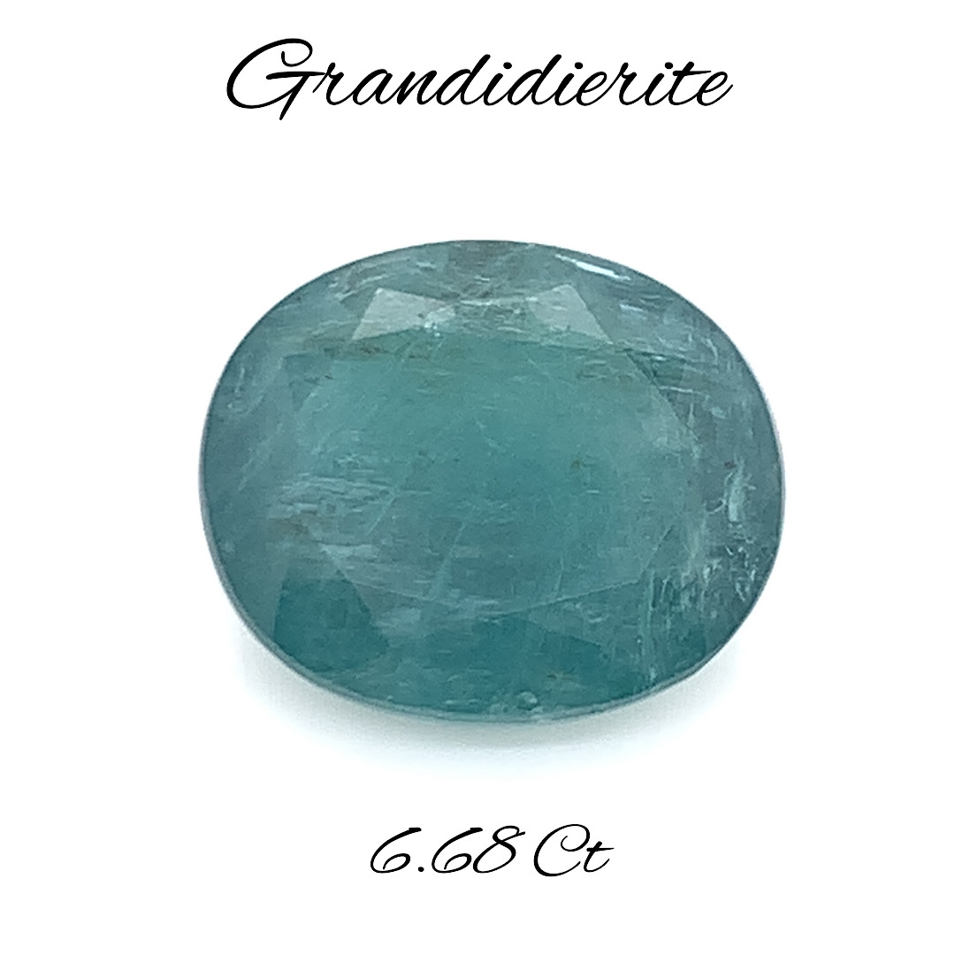 Natural Rare Green Grandidierite Gemstone GD17
