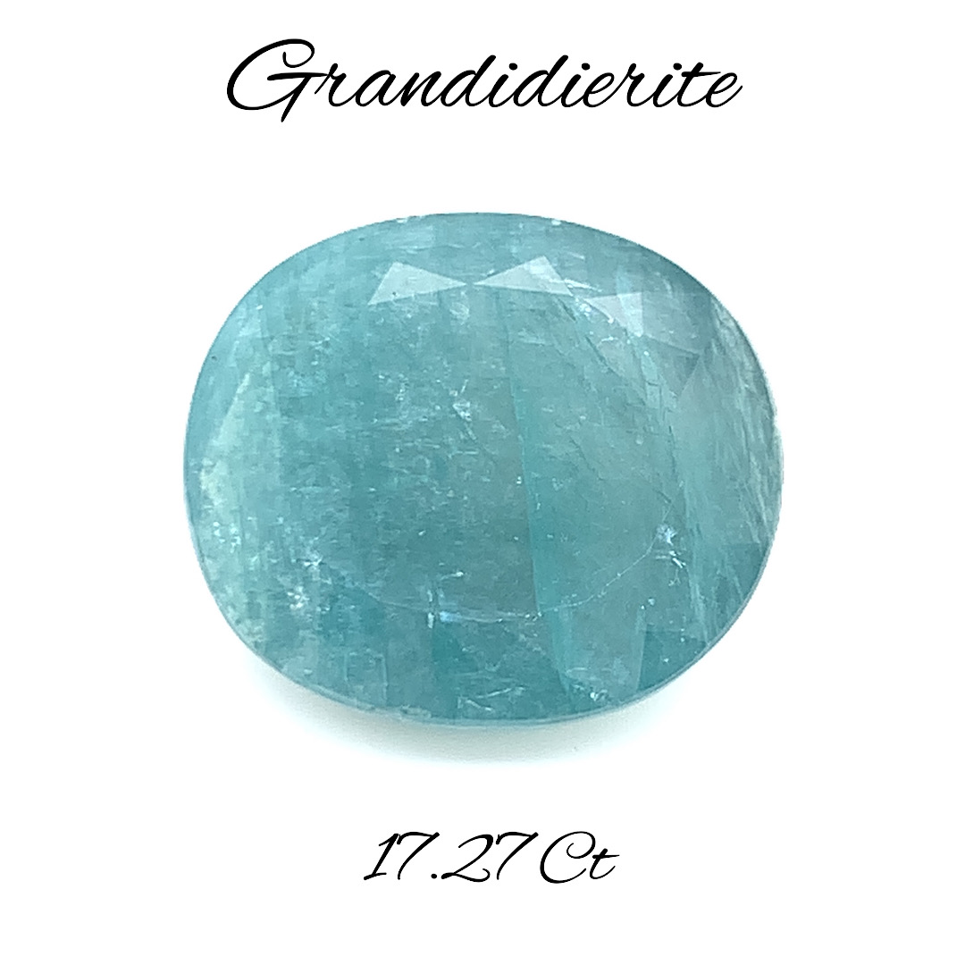 Natural Rare Green Grandidierite Gemstone GD16