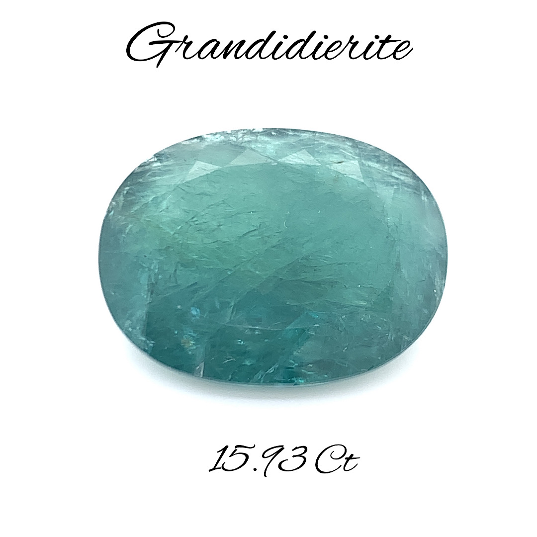 Natural Rare Green Grandidierite Gemstone GD19