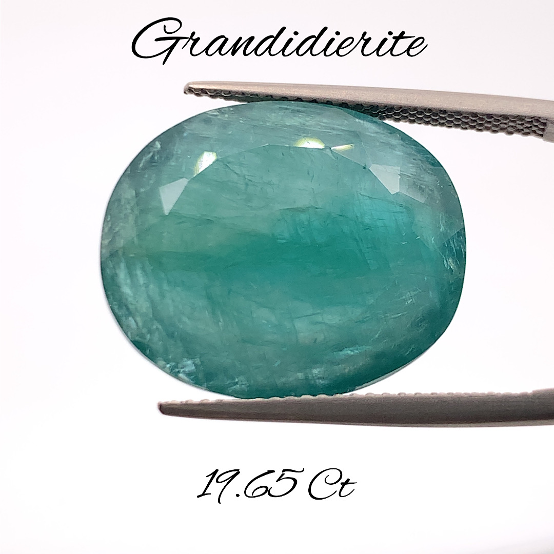 Natural Rare Green Grandidierite Gemstone GD21