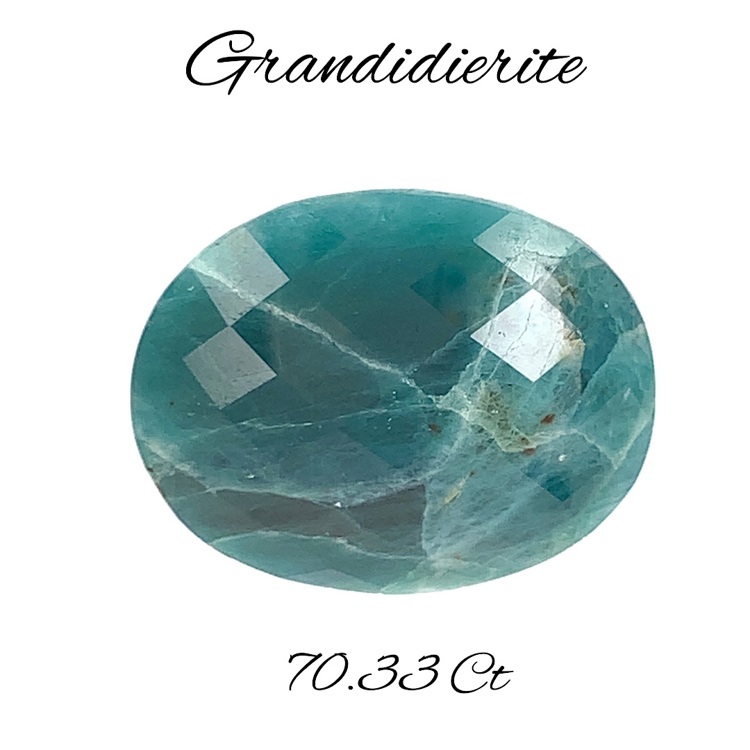 Natural Rare Green Grandidierite Gemstone GD23
