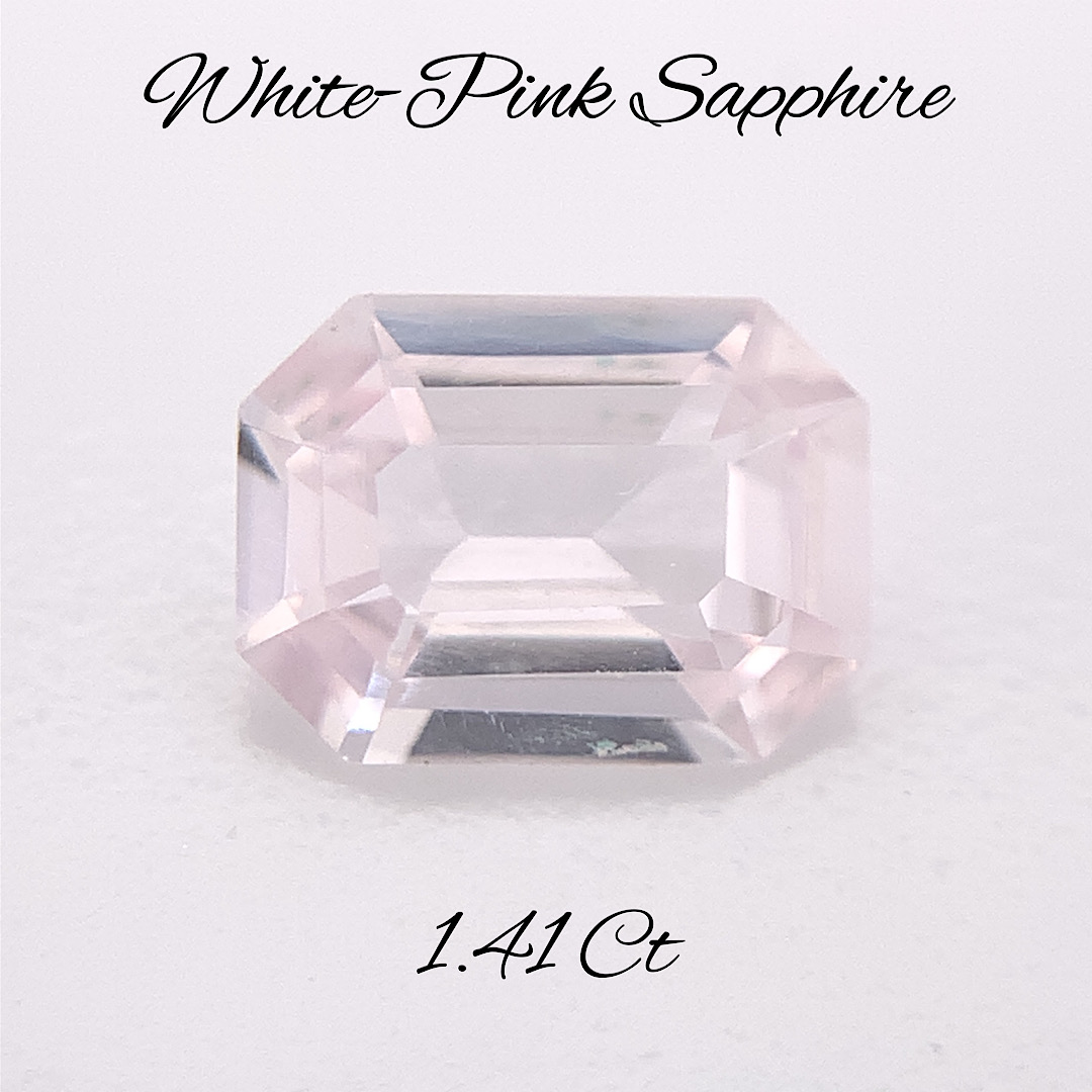Natural White-Pink Sapphire SP201