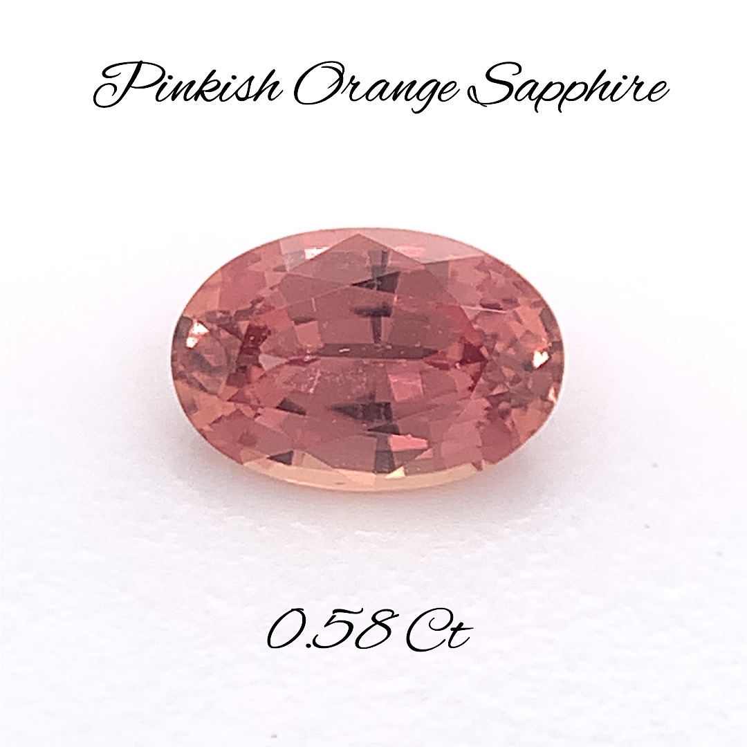 Natural Pinkish-Orange Sapphire SP208