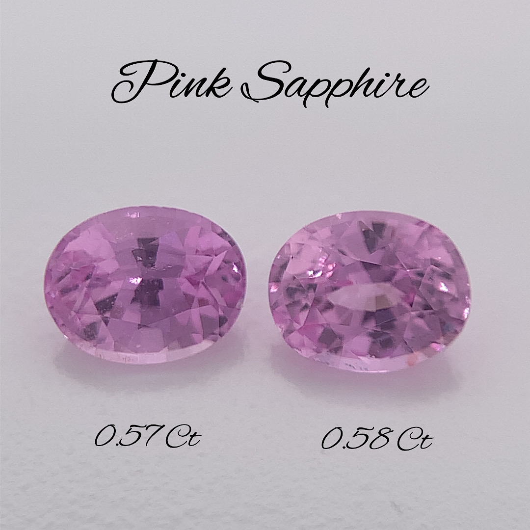 Natural Pink Sapphire Pair SP213