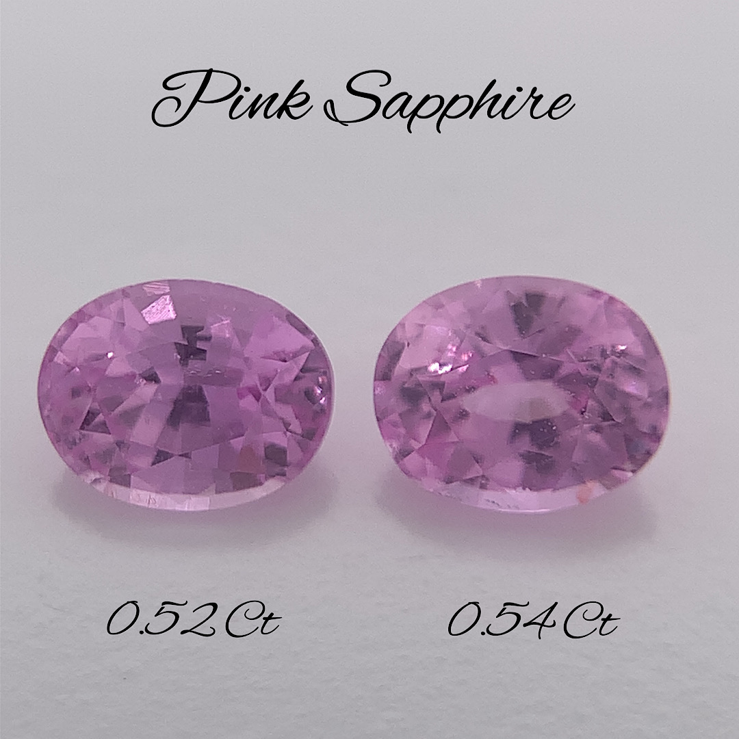 Natural Pink Sapphire Pair SP214