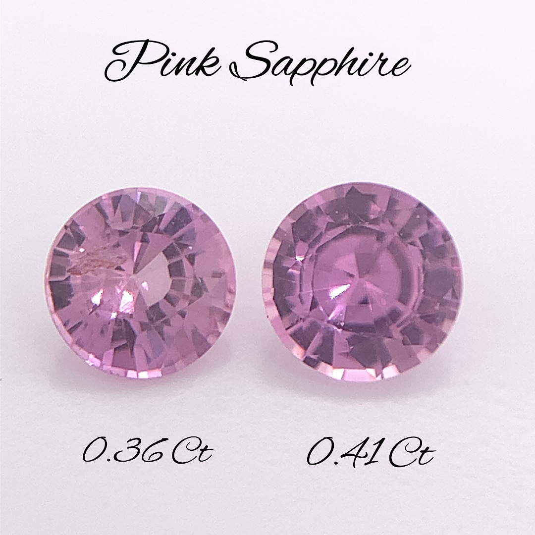 Natural Pink Sapphire Pair SP215