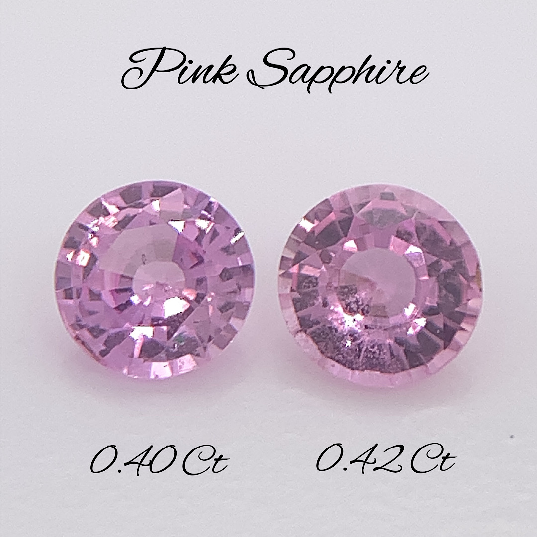 Natural Pink Sapphire Pair SP216