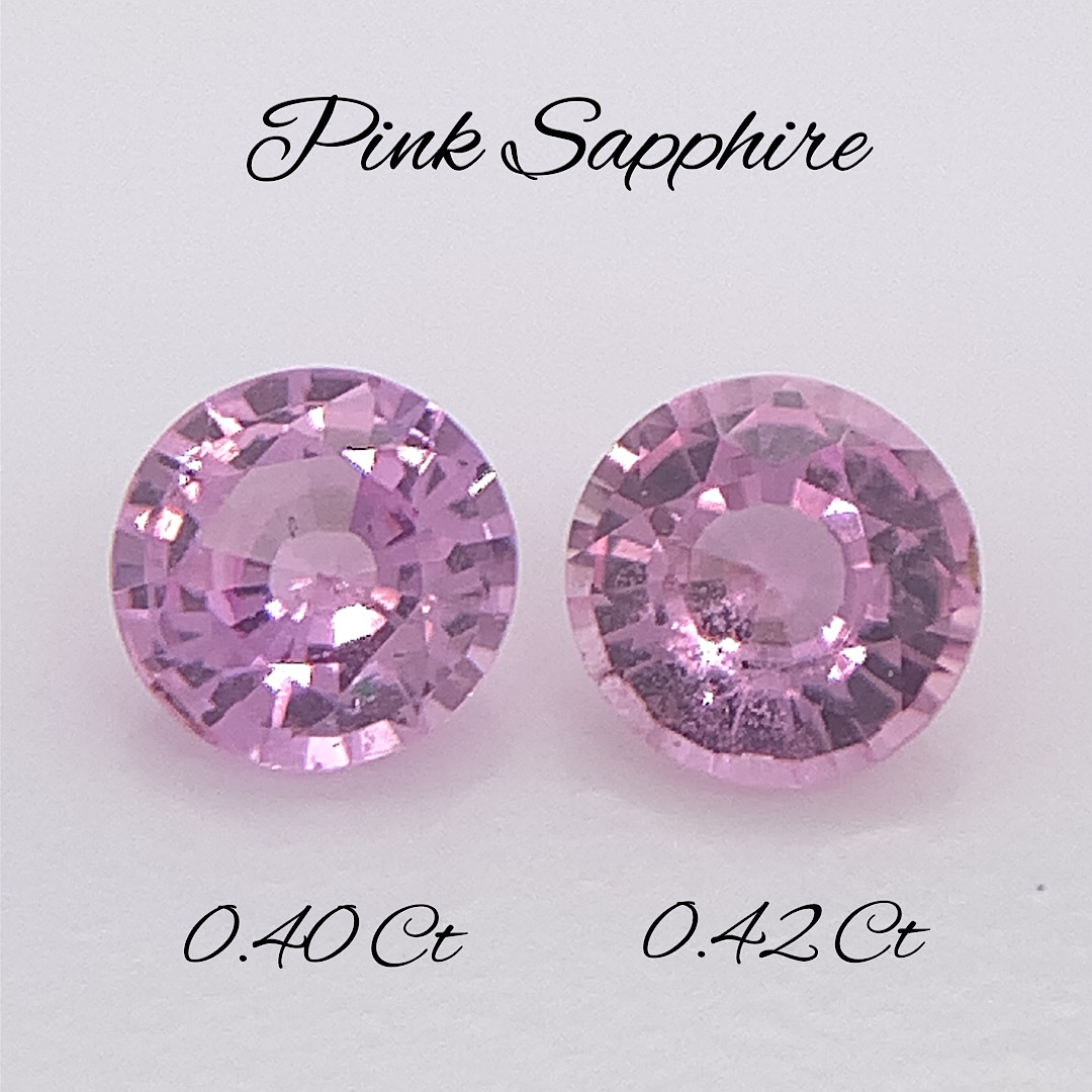Natural Pink Sapphire Pair SP216