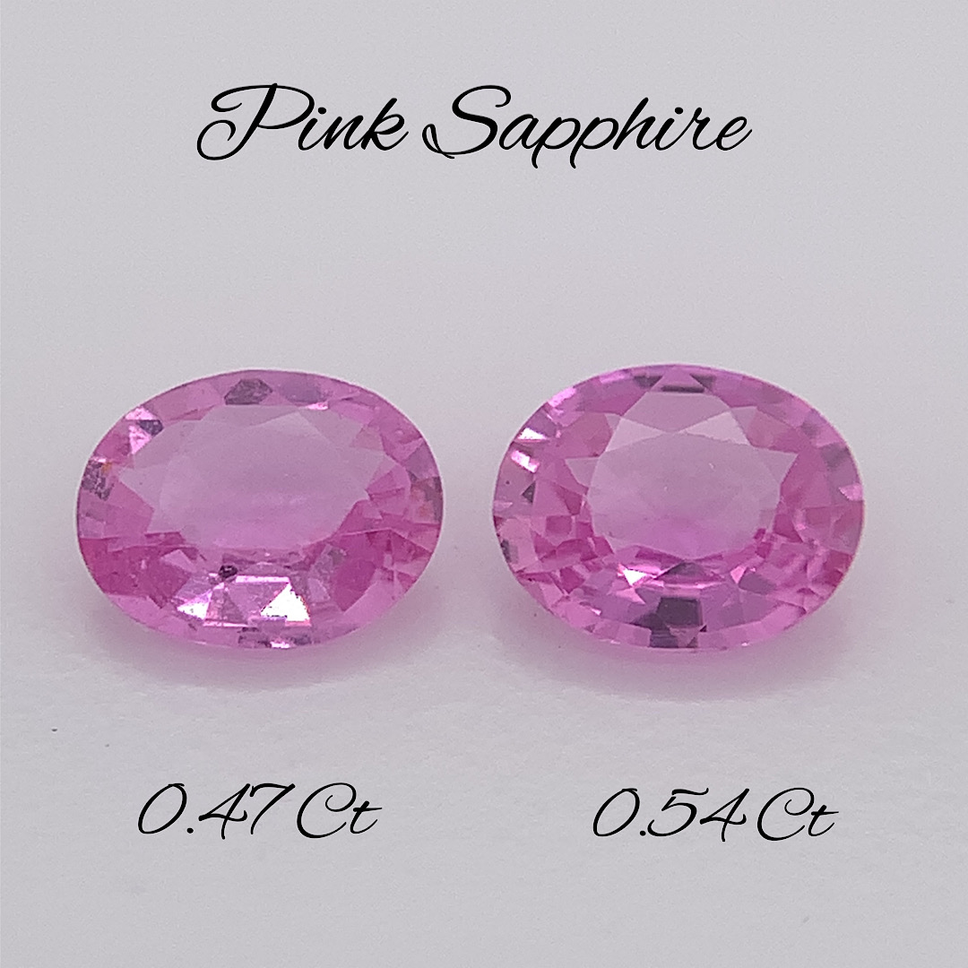 Natural Pink Sapphire Pair SP217