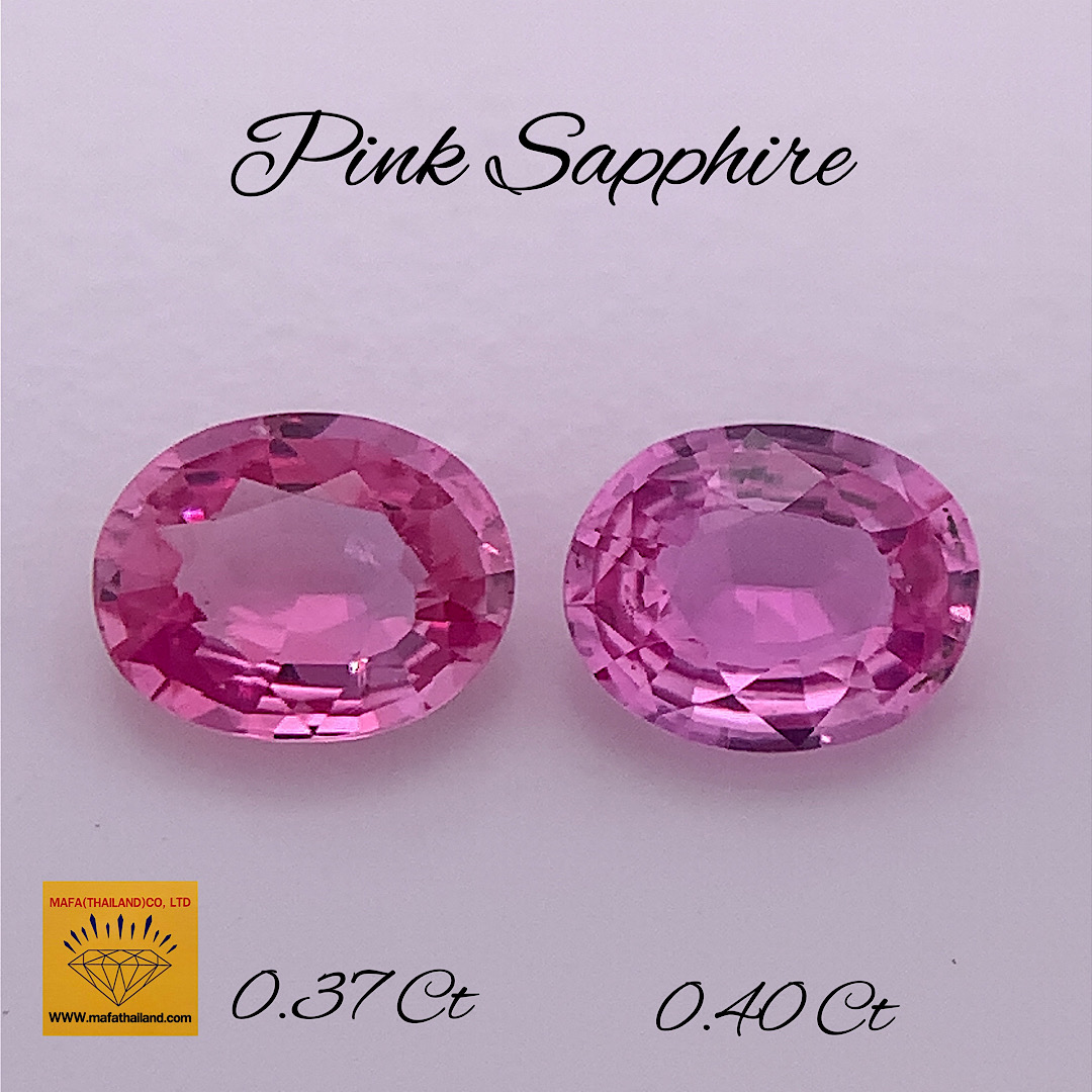 Natural Pink Sapphire Pair SP220