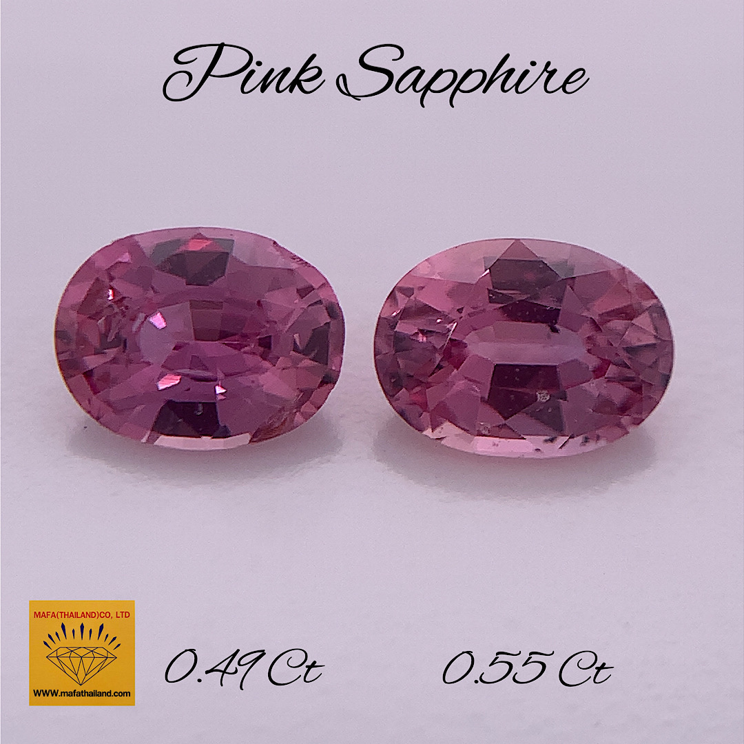 Natural Padparadcha Sapphire Pair SP221