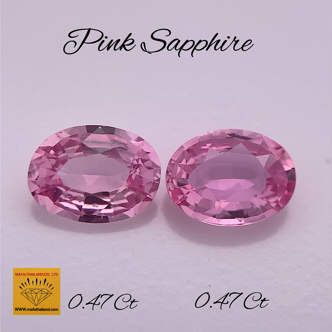 Natural Pink Sapphire Pair SP223