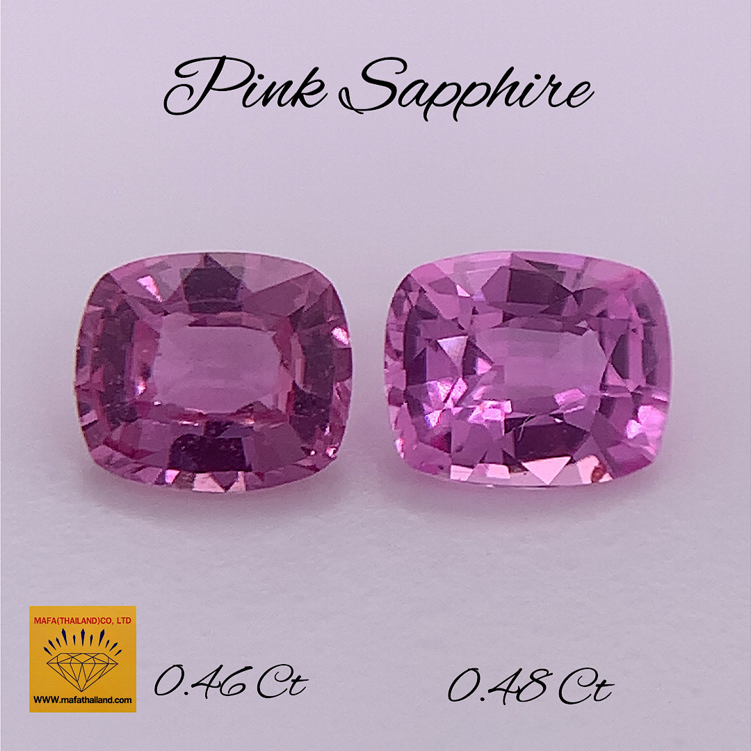 Natural Pink Sapphire Pair SP224