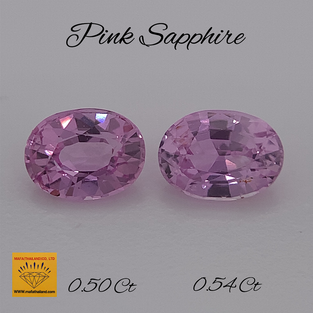 Natural Pink Sapphire Pair SP225