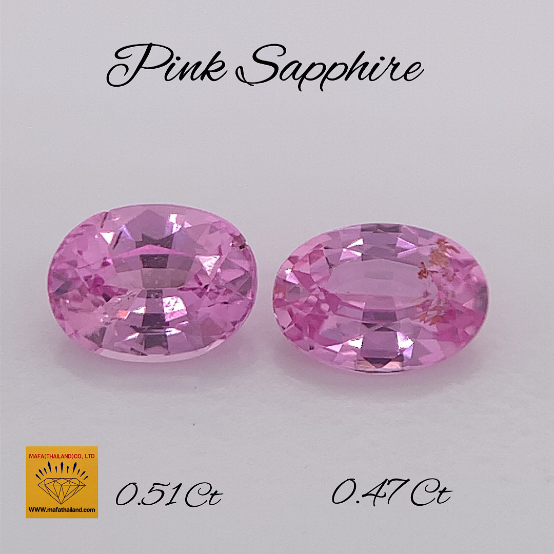Natural Pink Sapphire Pair SP227