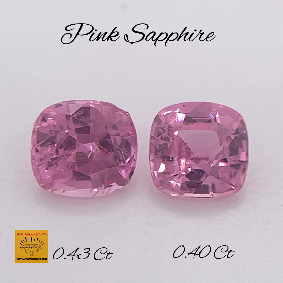 Natural Pink Sapphire Pair SP230
