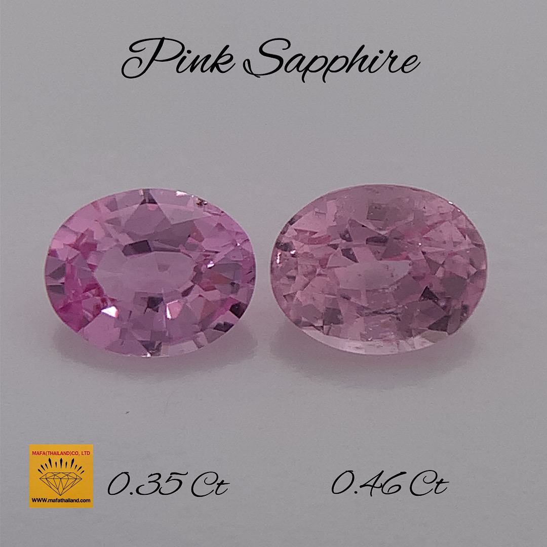 Natural Pink Sapphire Pair SP231