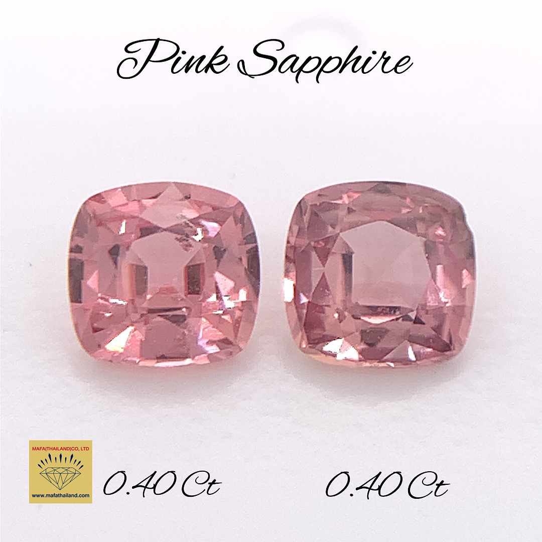 Natural Pink Sapphire Pair SP235