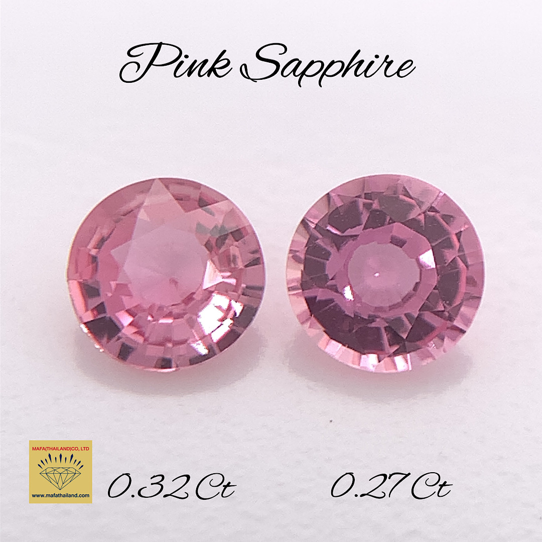 Natural Pink Sapphire Pair SP237