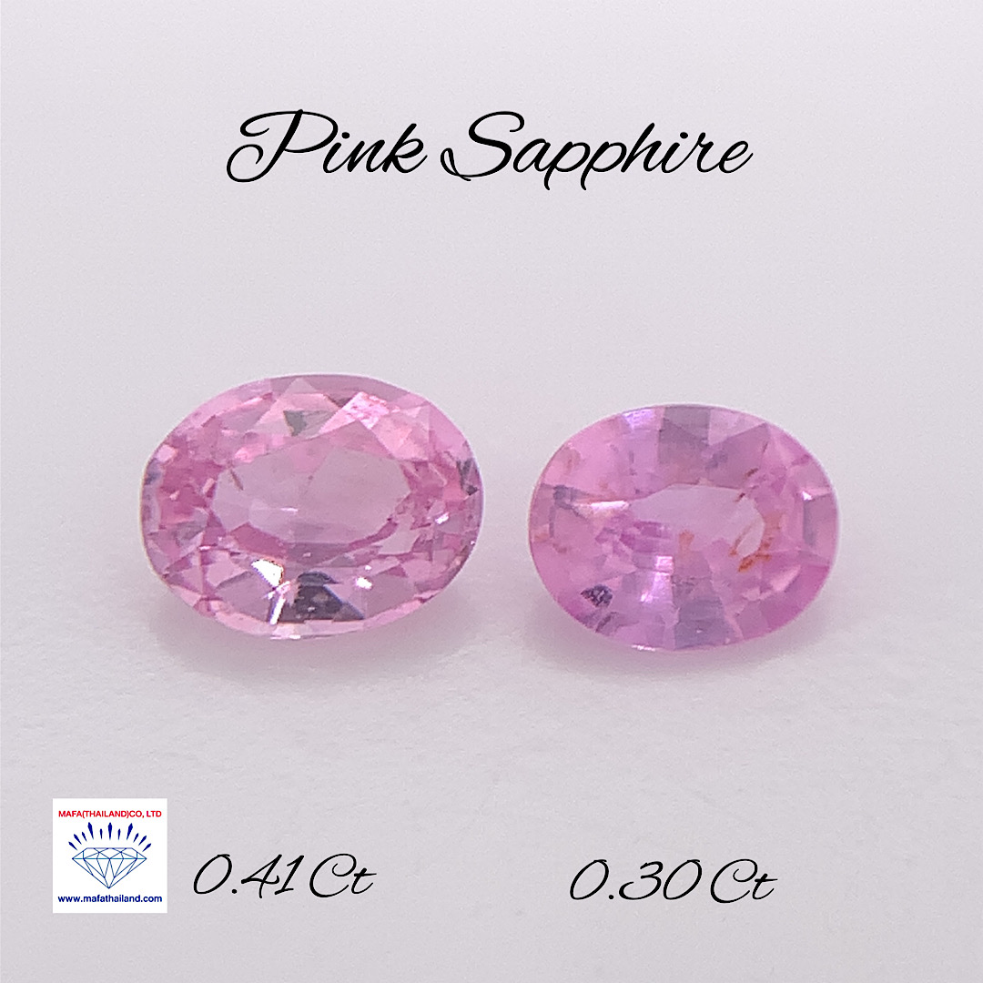 Natural Pink Sapphire Pair SP239