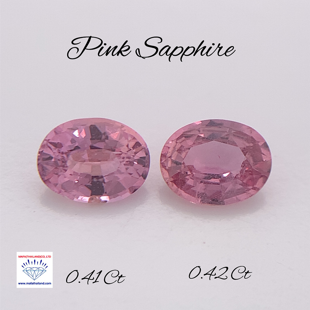 Natural Pink Sapphire Pair SP240