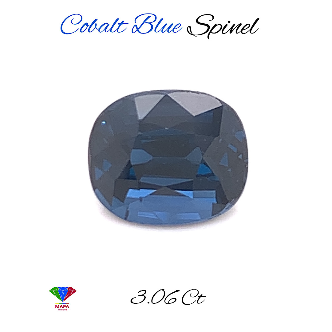 Spinel Natural Blue Cobalt Spinel SN02 MAFATHAILAND