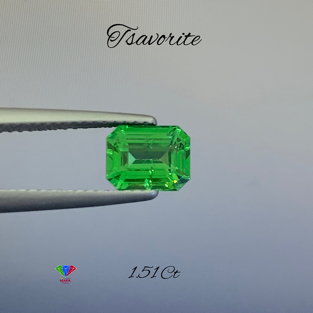 Natural Green Tsavorite Garnet TS009