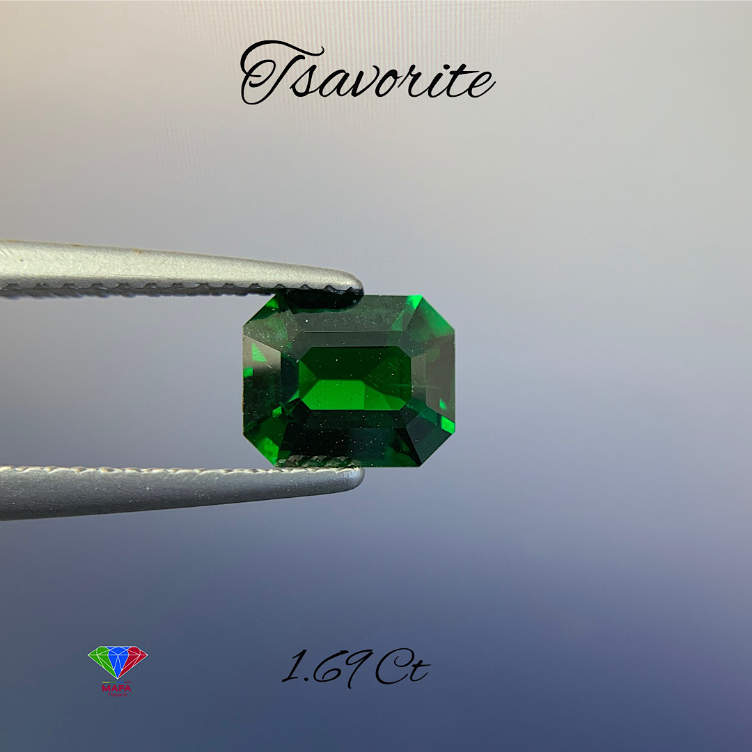 Natural Green Tsavorite Garnet TS001